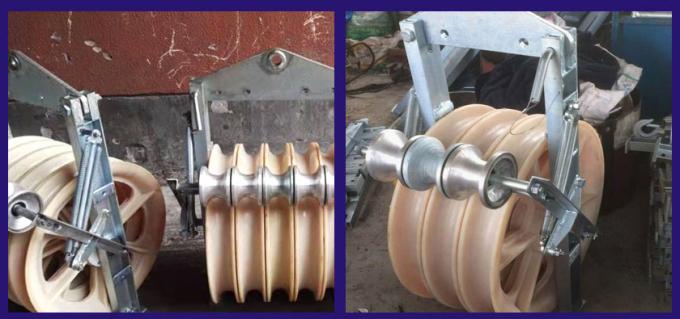 OEM التوتير كابل الطاقة بكرة بلوك مع أسطوانة التأريض 0