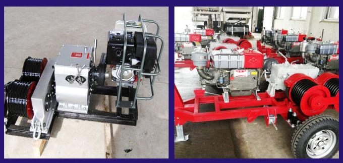 محرك ديزل 3600 دورة في الدقيقة 9HP كابل ونش بولير 0