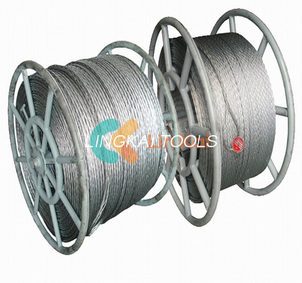 قوة الحبل الفولاذي المقاوم للتواء 12MM لسحب موصل واحد أو OPGW