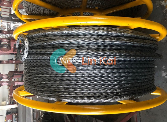 قوي 12 X 19s ضد التواء سلك الفولاذ الحبل لسحب الموصل ISO 9001 معتمدة