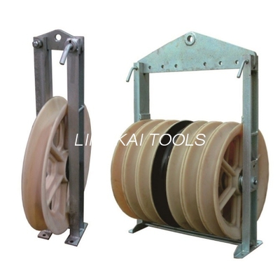 البناء 60KN 660mm التوتير كتلة بكرة ثلاثية